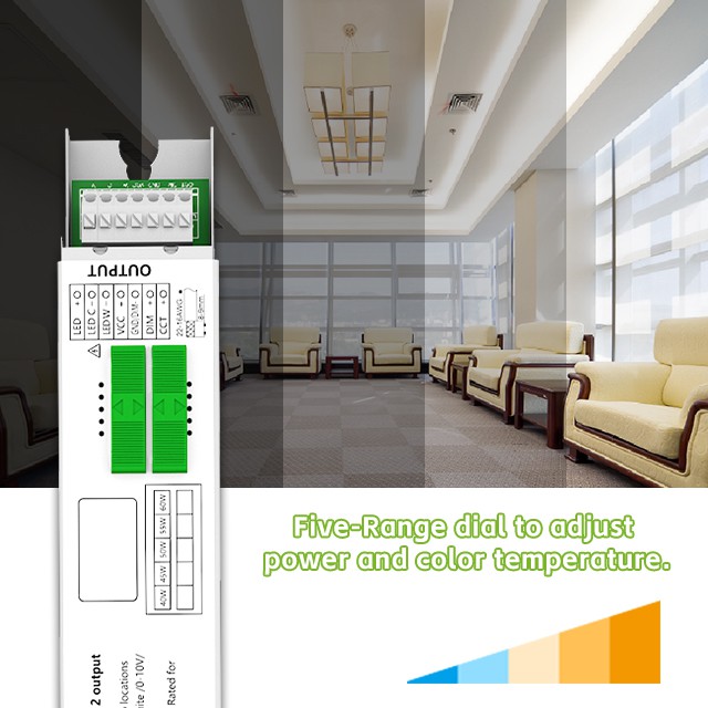 LED Driver With Adjustable Three Color Temperatures