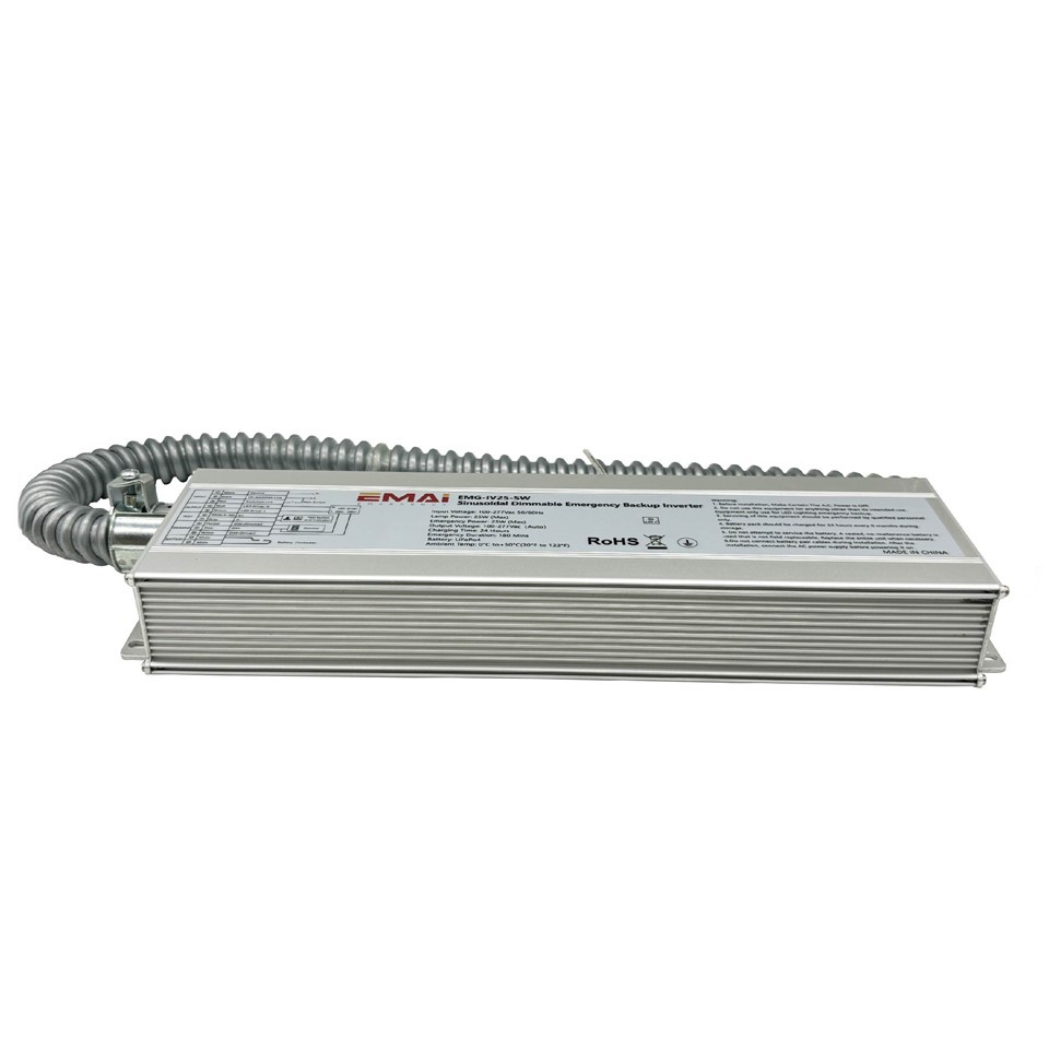 120-277VAC 90 Minutes Sinusoidal Emergency Micro Inverter