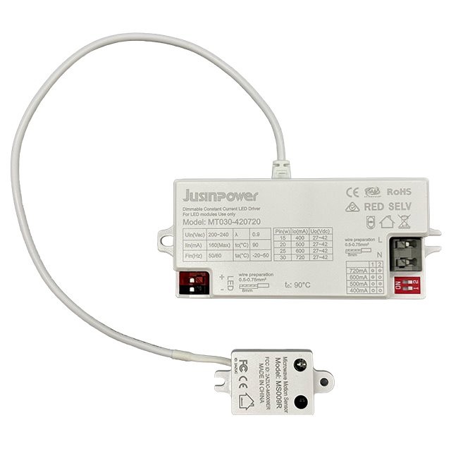 High Efficiency Up To 88% 180-265Vac Smart Sensor Led Driver